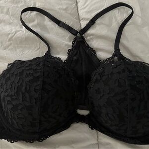 PINK Victoria's Secret Black Lace Underwire Bra